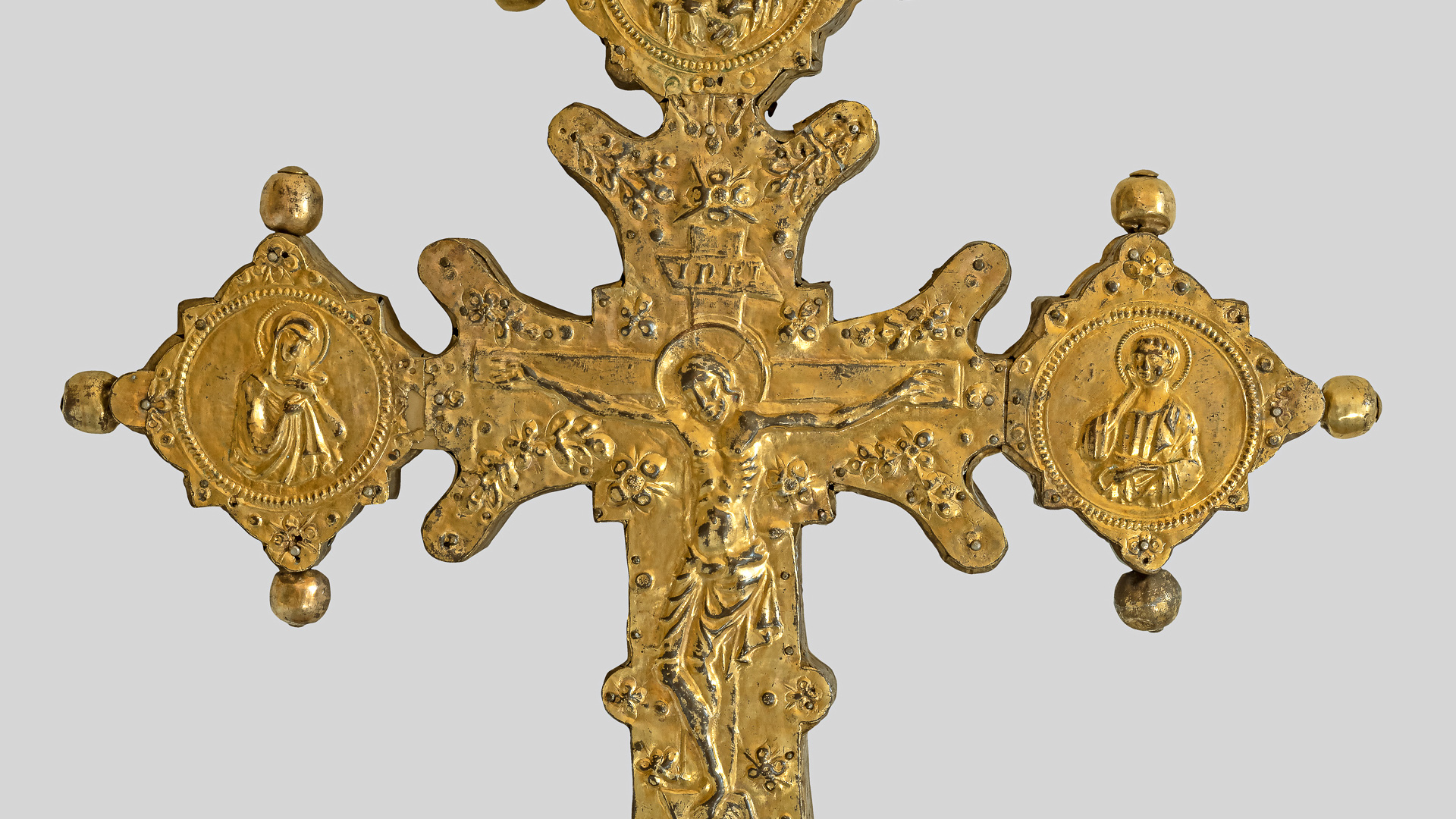 Croce astile processionale  (fine XIV sec.) | Museo Civico Bormio