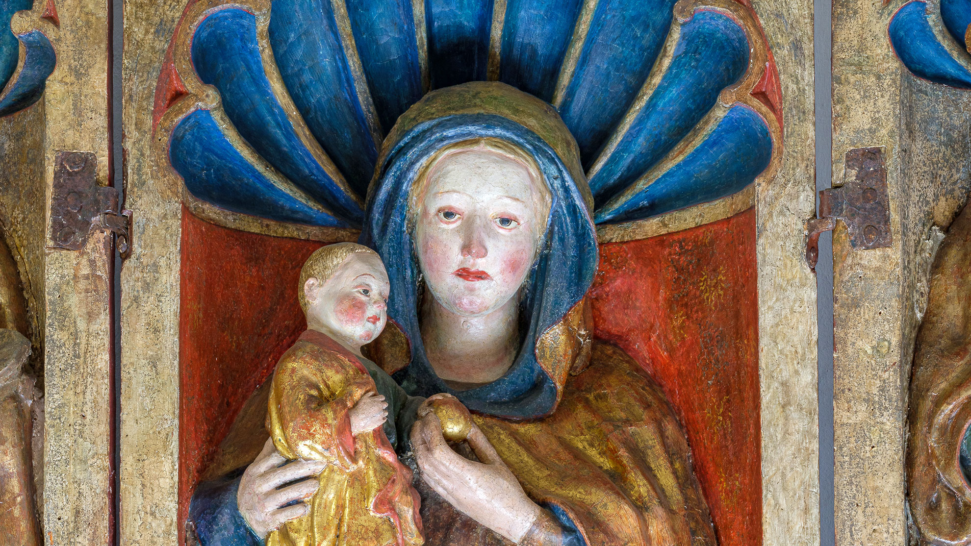 Ancona dipinta e intagliata (XV sec.) | Museo Civico Bormio