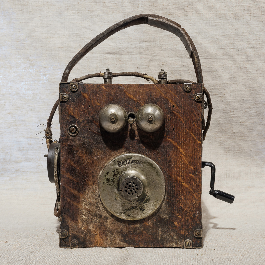 Telefono da campo della Grande Guerra