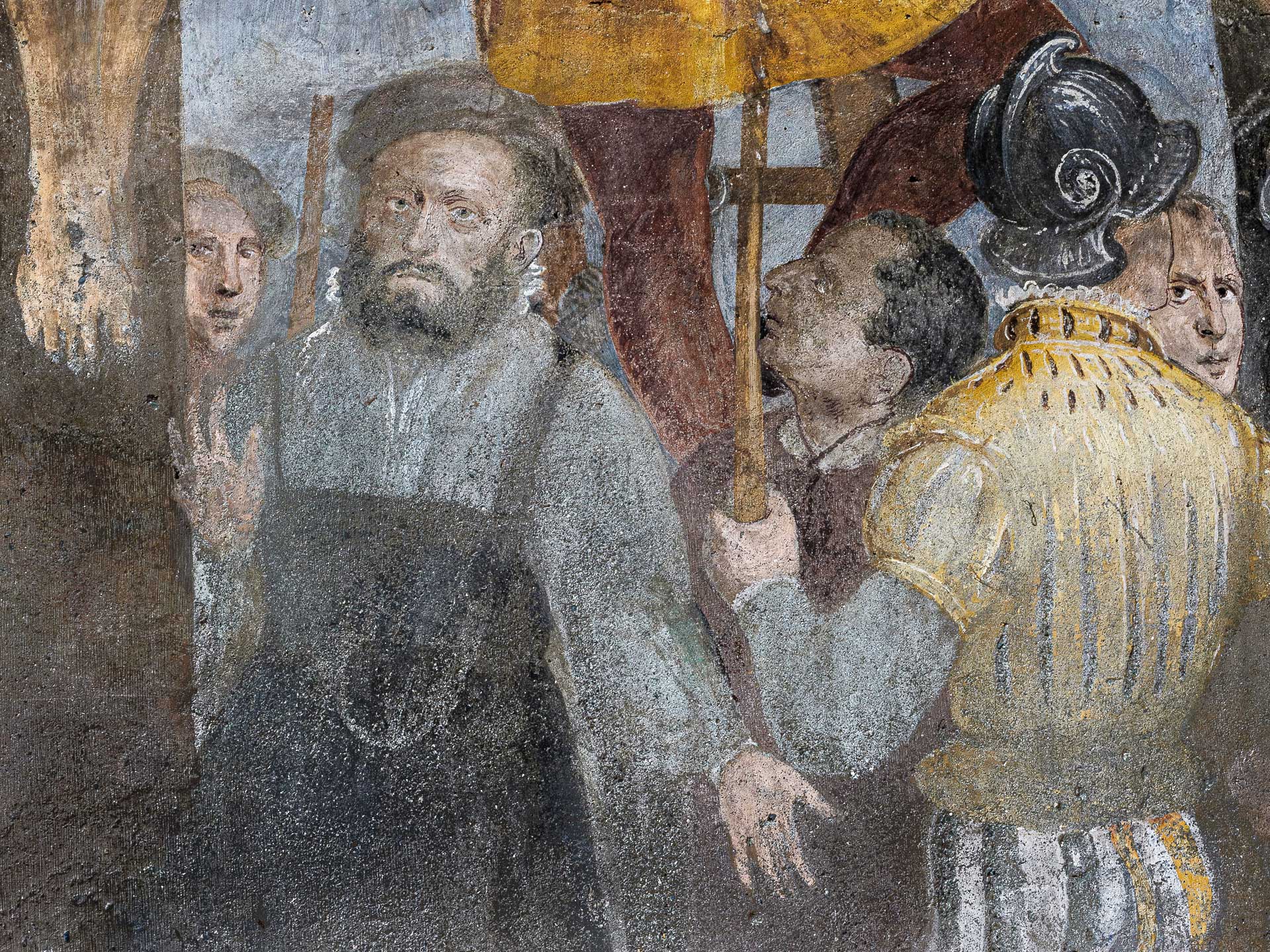 Cipriano Valorsa, Deposizione (particolare) | Chiesa di S. Giorgio di Grosio