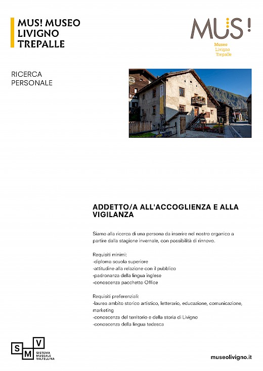 Addetto/a all'accoglienza e alla vigilanza