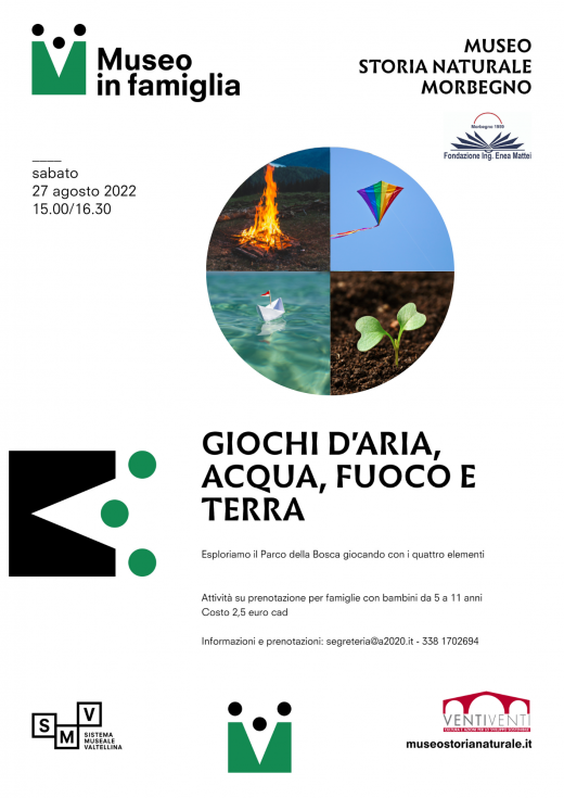 Giochi d’aria, acqua, fuoco e terra