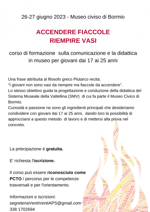 Accendere fiaccole, riempire vasi