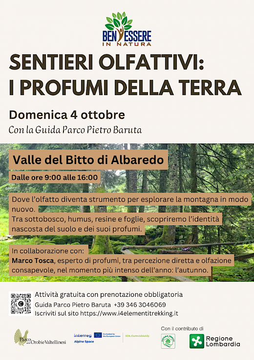 Sentieri olfattivi: i profumi della terra
